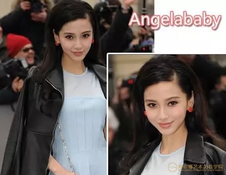 Angelababy的粗眉造型让她摆脱了萝莉气质，过足了女王瘾